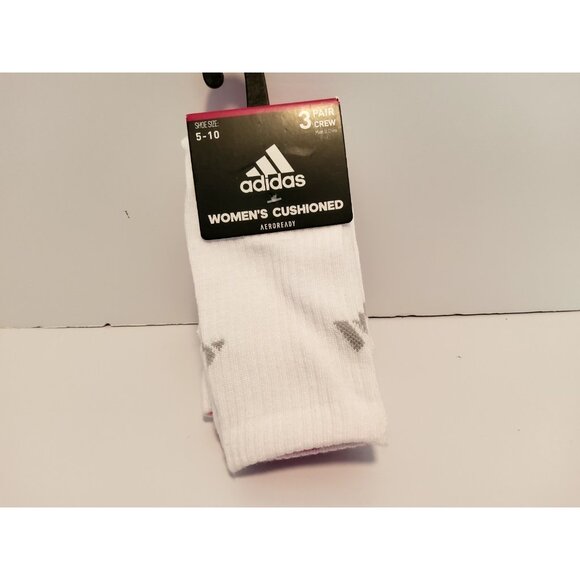 adidas Accessories - Adidas Women's 3-Pairs Cushioned Crew Socks. (174).Size 9-11
